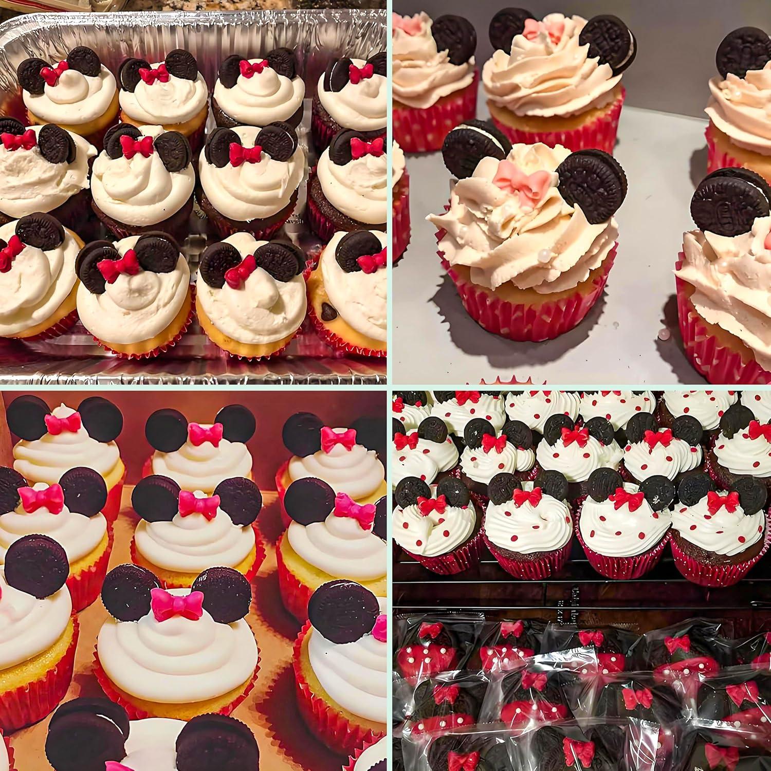 Molde de Silicona para Fondant YunKo Arco 8 cm Rosa