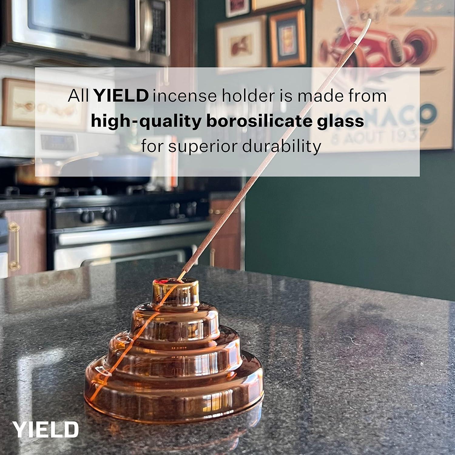 Soporte de Incienso Yield Design - Vidrio Transparente - 8.89 cm