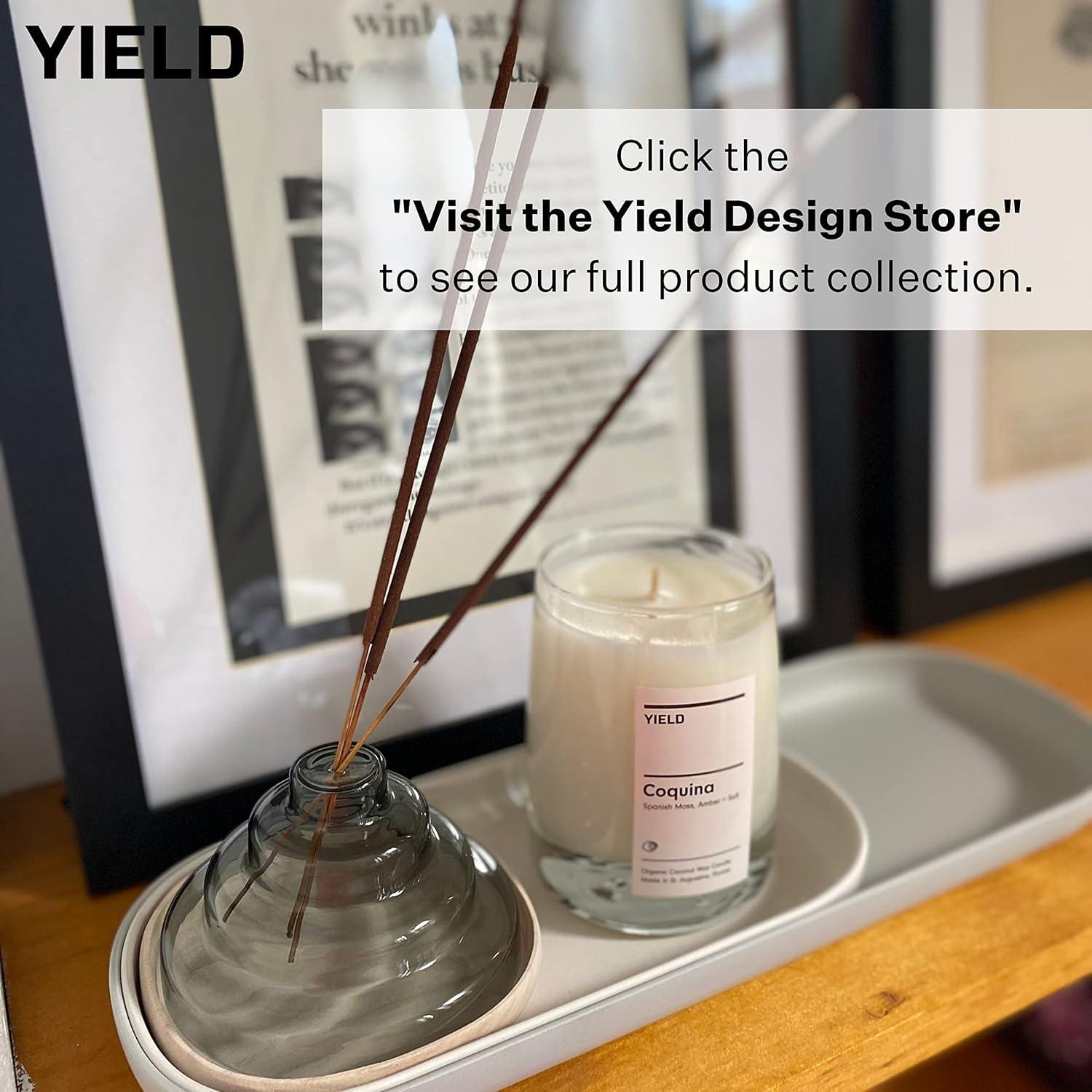 Soporte de Incienso Yield Design - Vidrio Transparente - 8.89 cm