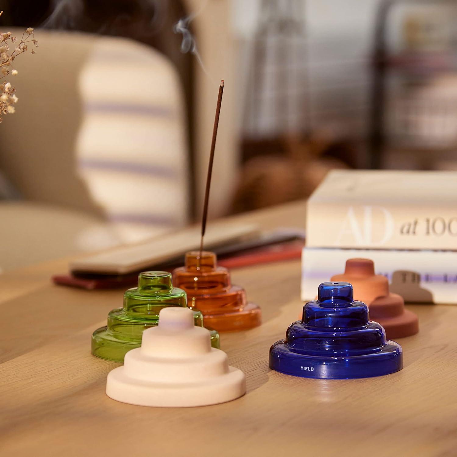 Soporte de Incienso Yield Design - Vidrio Transparente - 8.89 cm