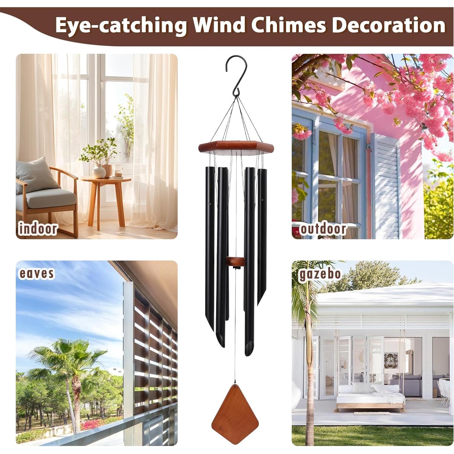 Campanas de Viento MUMTOP 89.9 cm para Jardín y Patio