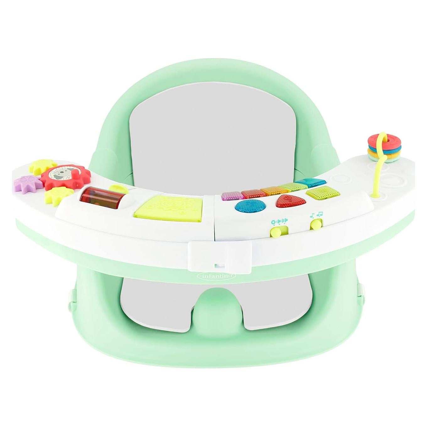 Infantino Asiento 3 en 1 Menta - Actividades y Booster