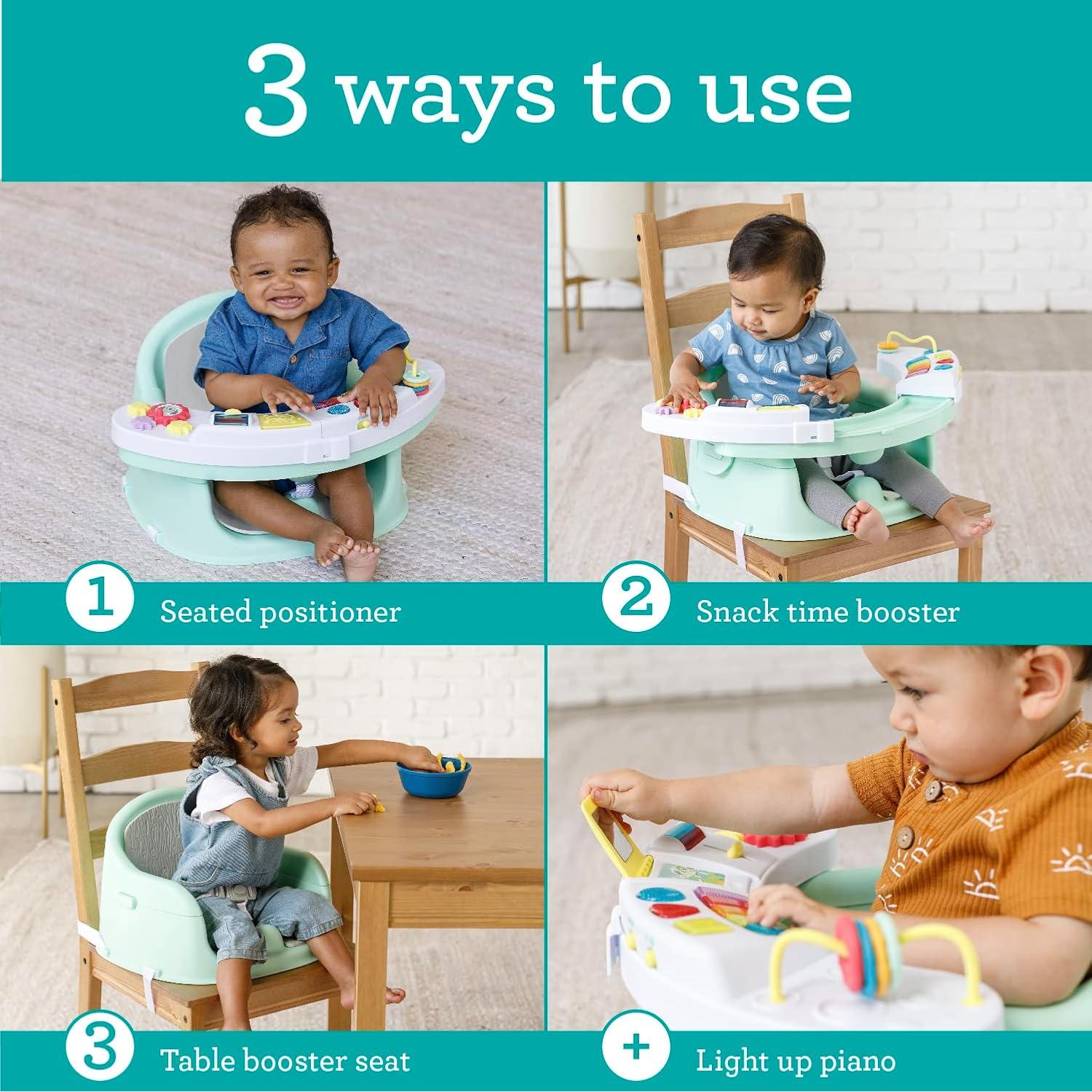 Infantino Asiento 3 en 1 Menta - Actividades y Booster