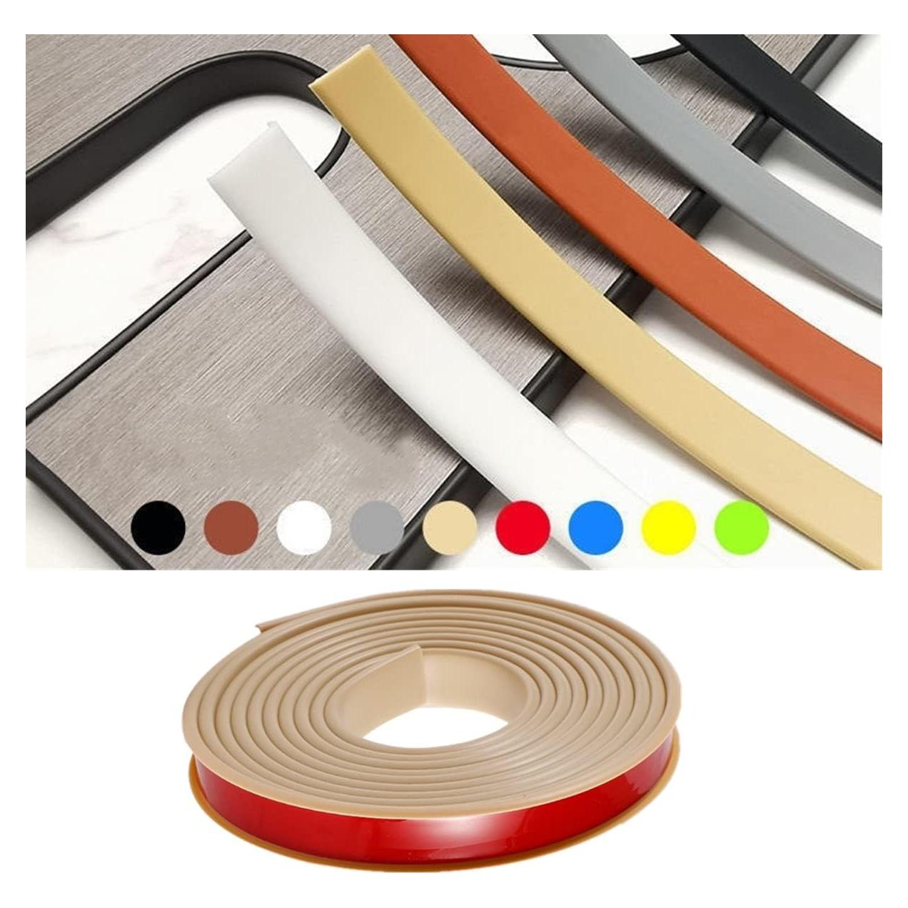 Banda de Biselado Flexible DUNBE 5m x 32mm Caqui Autoadhesiva