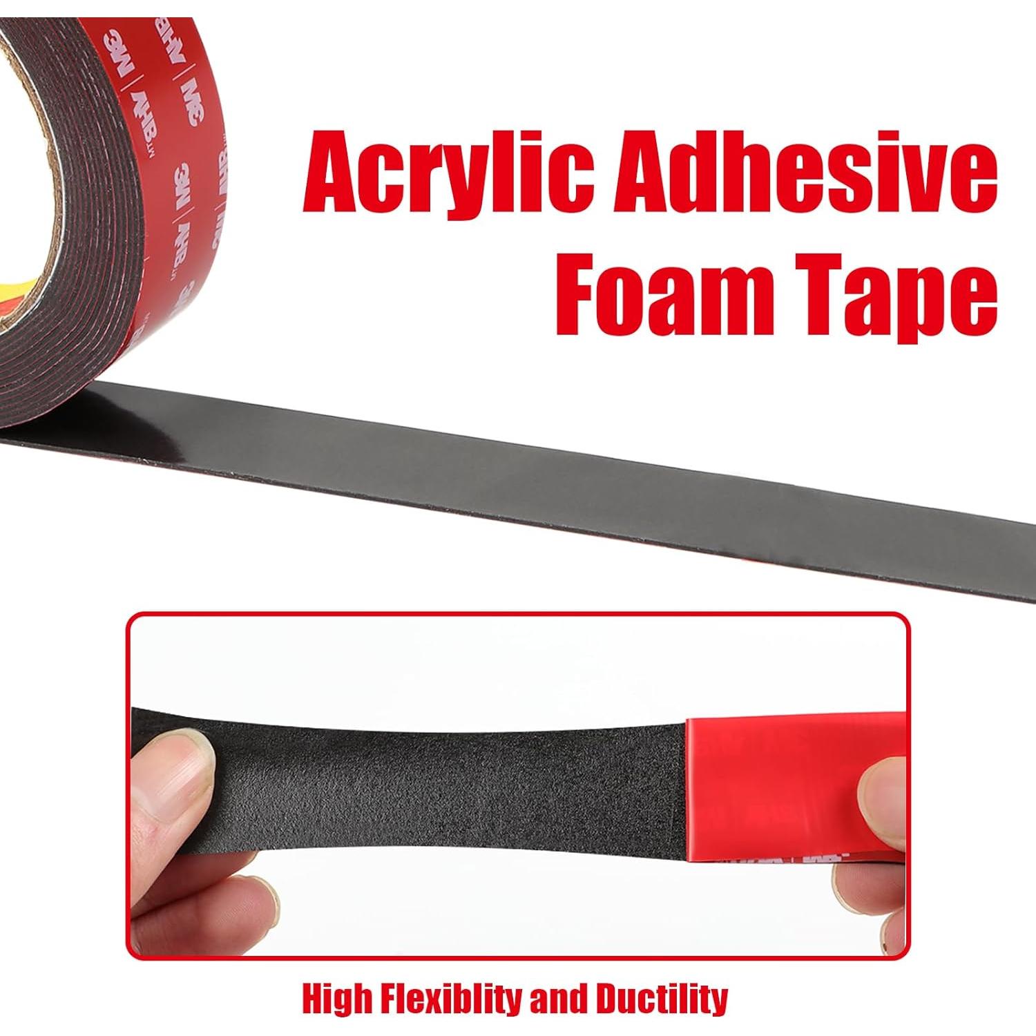 Cinta Doble Cara 3M VHB 5m x 1.5cm Resistente Impermeable