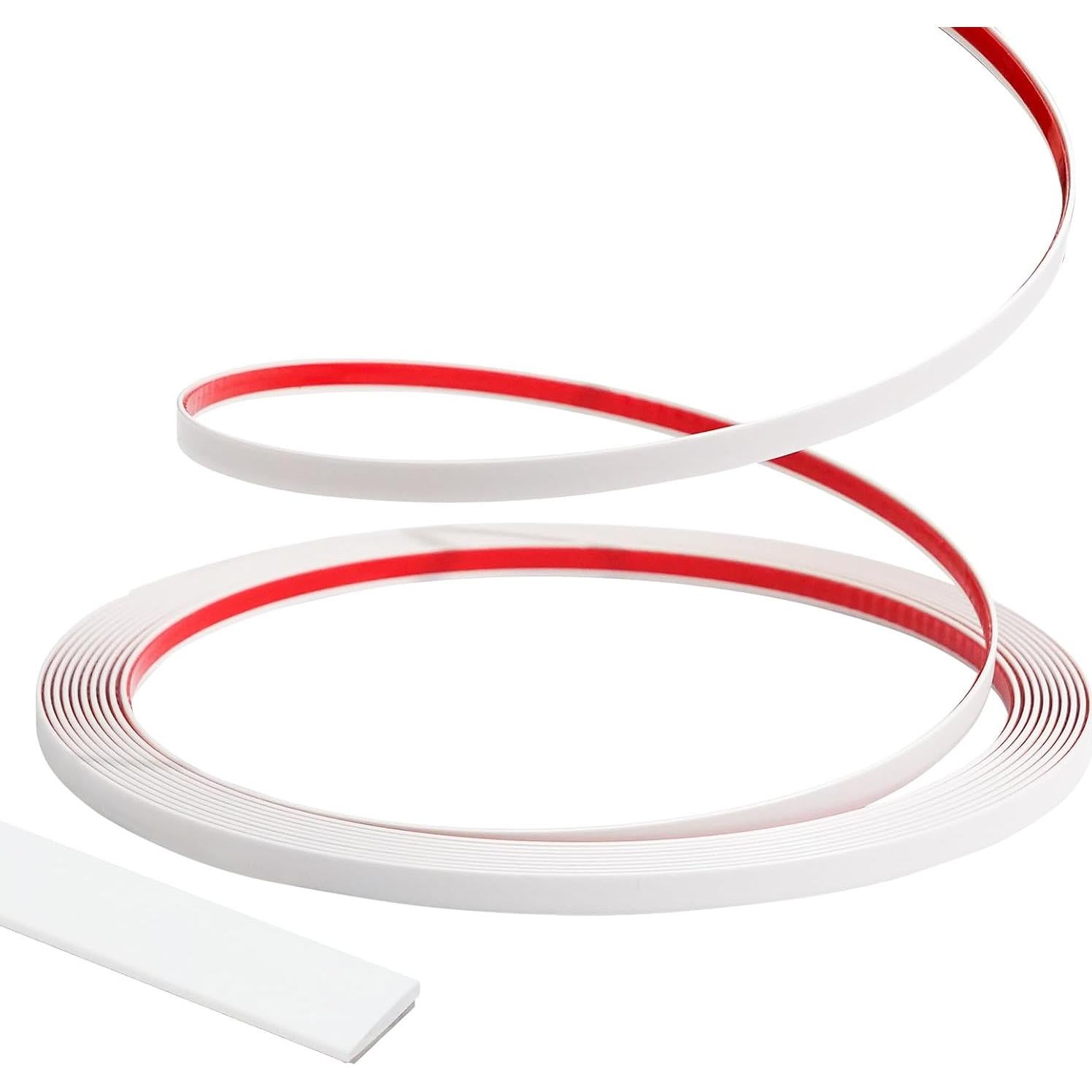 Moldura Autoadhesiva Flexible JSIWOTH 6.1m Blanco Pintable