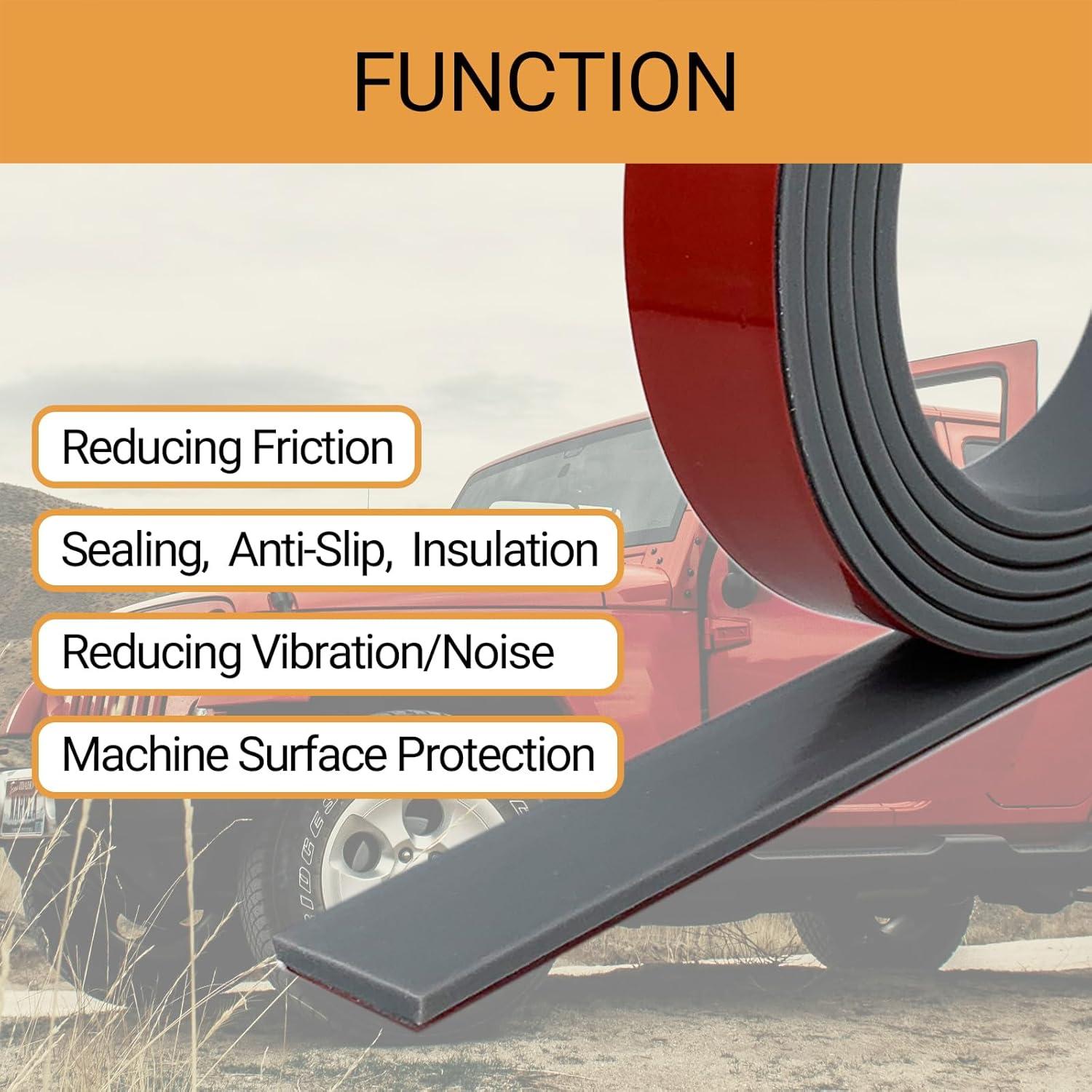 Tira de Goma Adhesiva PACIXU 3.05m Gris 2.54cm Ancho