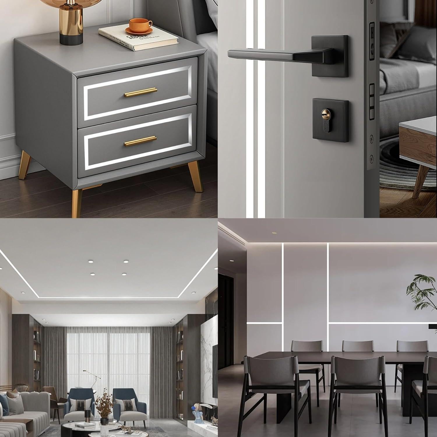 Moldura Autoadhesiva Trimold Blanca 5m x 6.6cm PVC Flexible