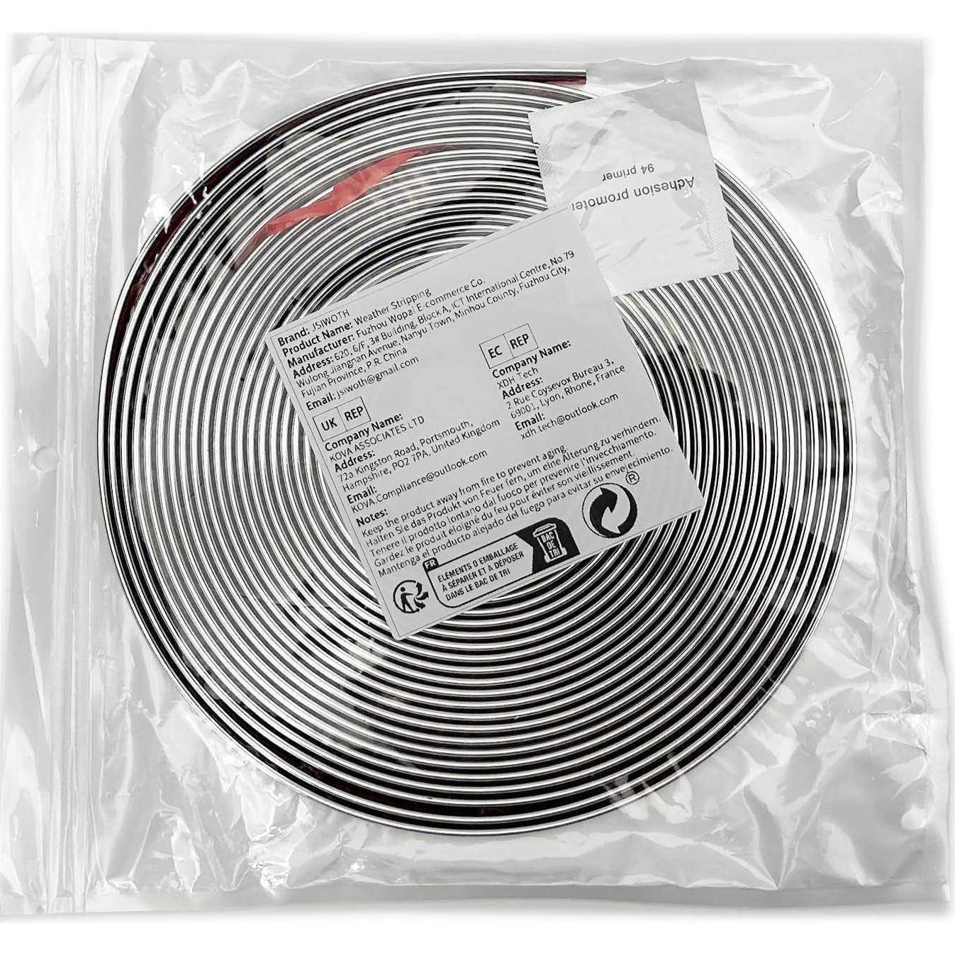 Moldura Autoadhesiva JSIWOTH 2.99 m Blanca Pintable Flexible