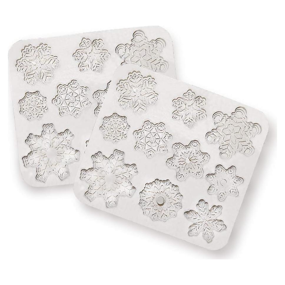 Moldes de Silicona CNYMANY 20 Cavidades Copo de Nieve Navidad
