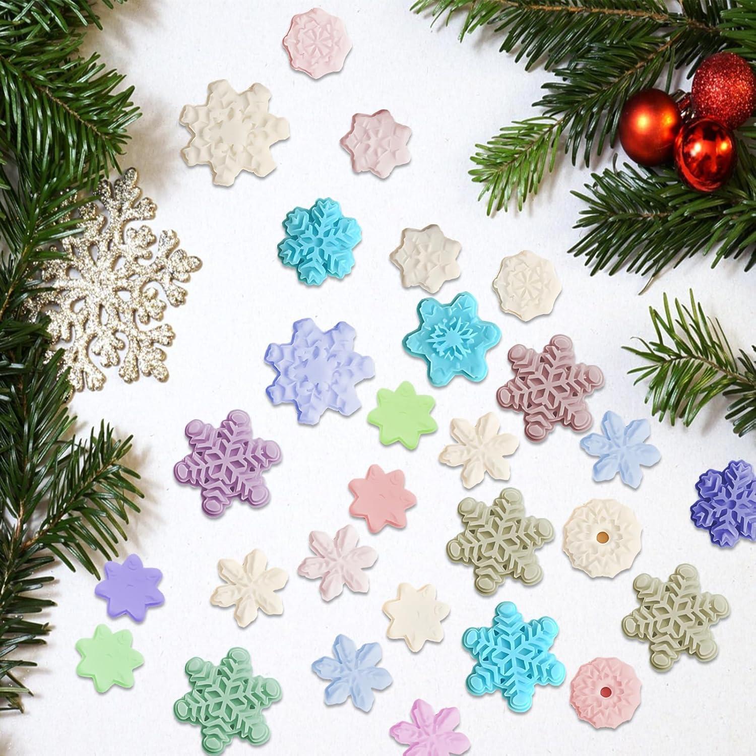 Moldes de Silicona CNYMANY 20 Cavidades Copo de Nieve Navidad