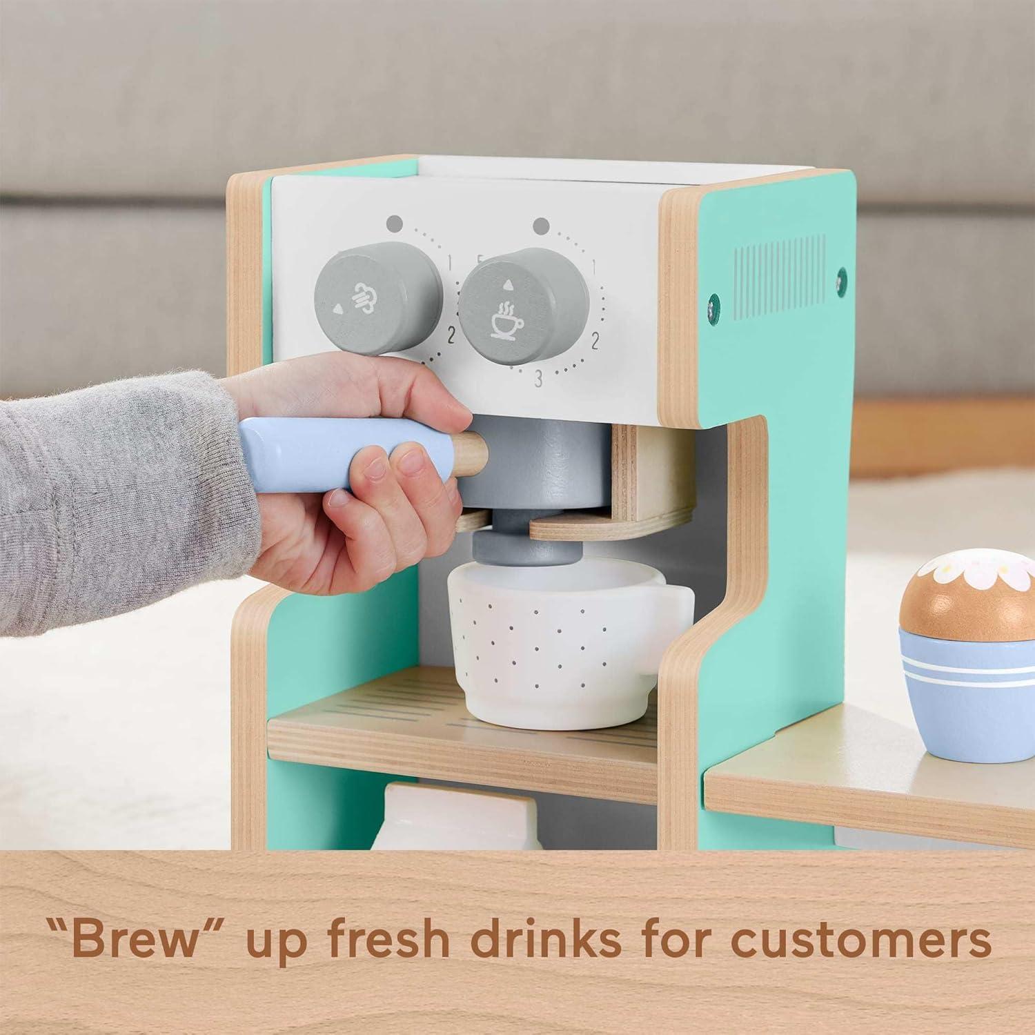 Juego de Tienda de Café de Madera Fisher-Price 20 Piezas