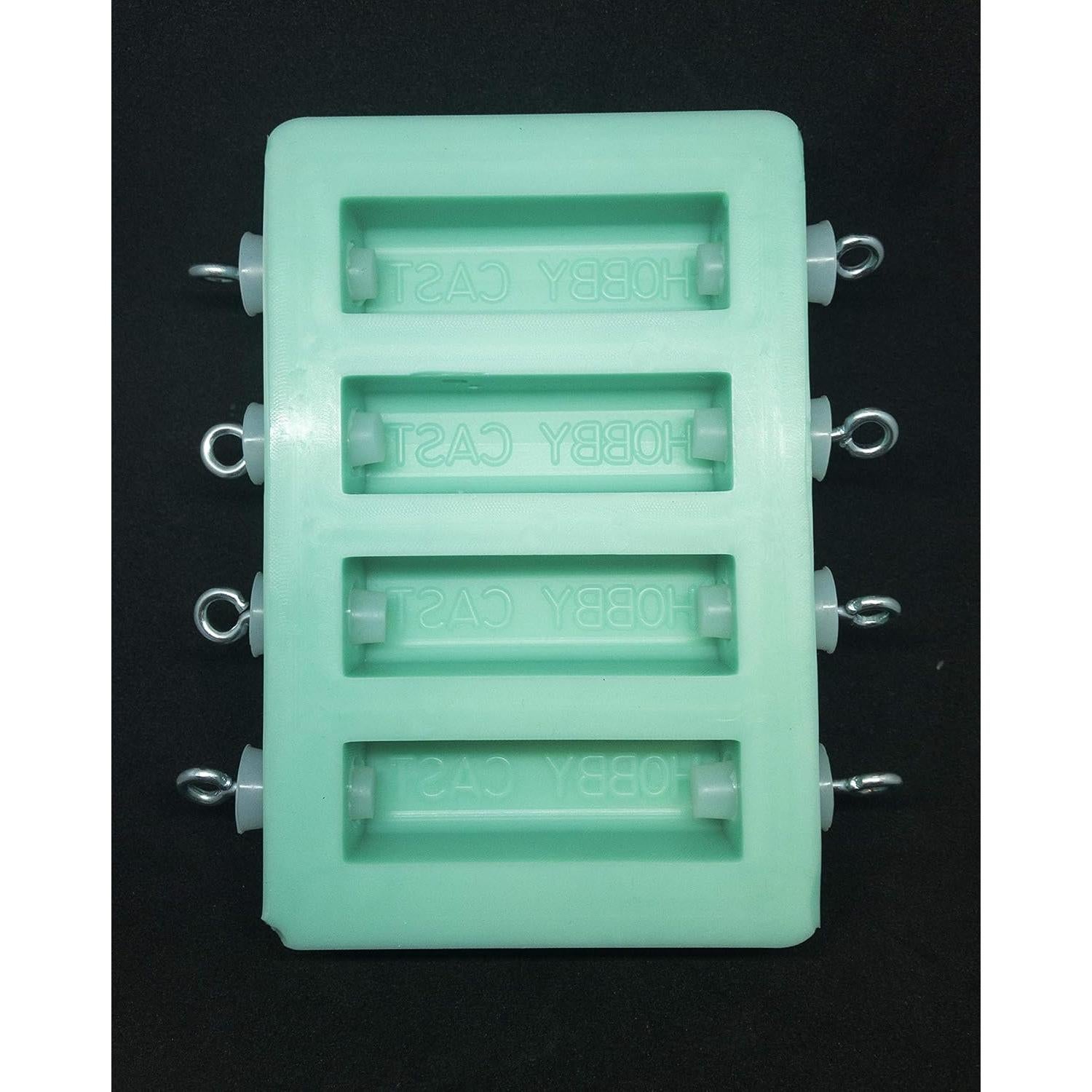 Matriz de Silicona 4 Cavidades Hobby-Cast para Tubos 30 Cal.