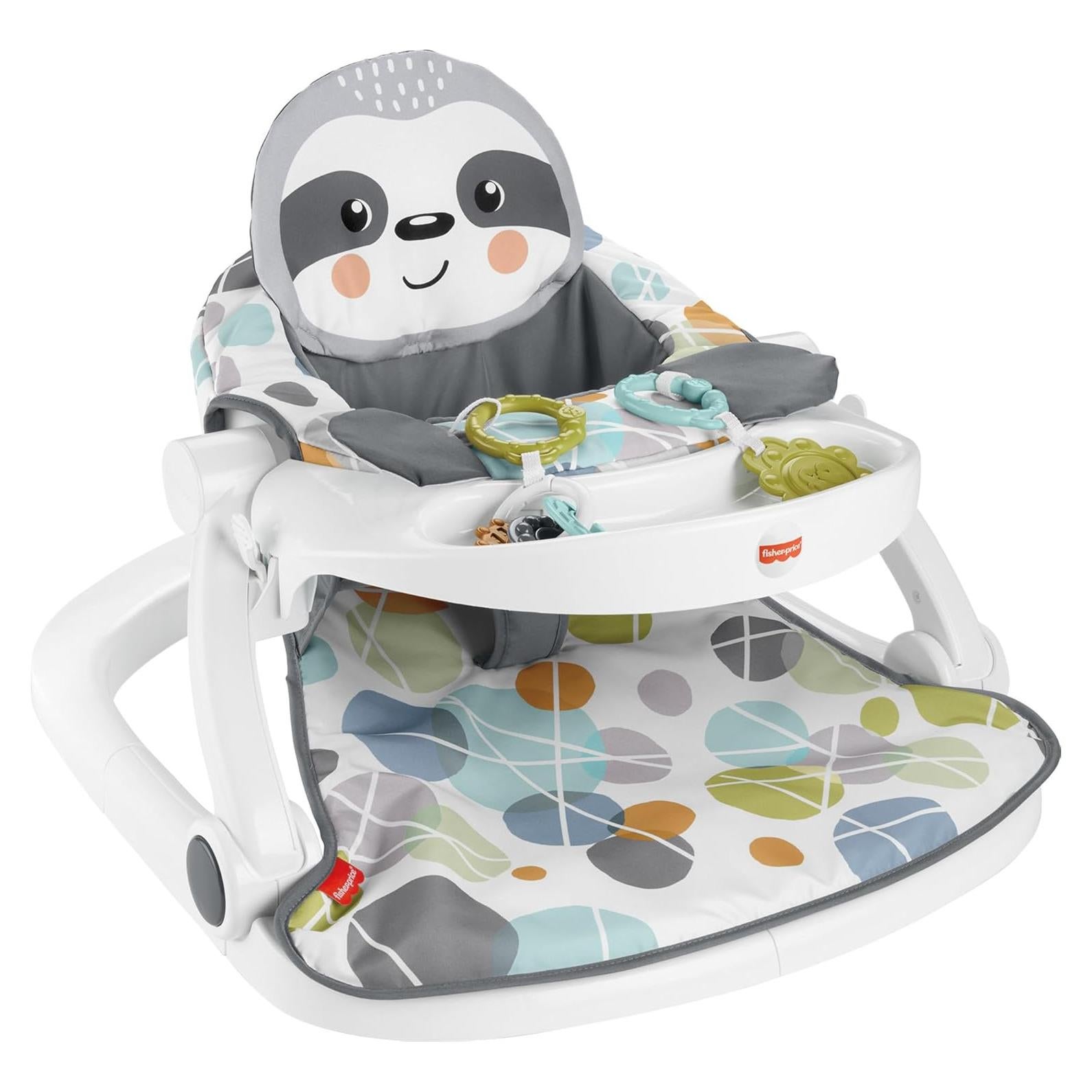 Silla de Piso Portátil para Bebés Fisher-Price Perezoso