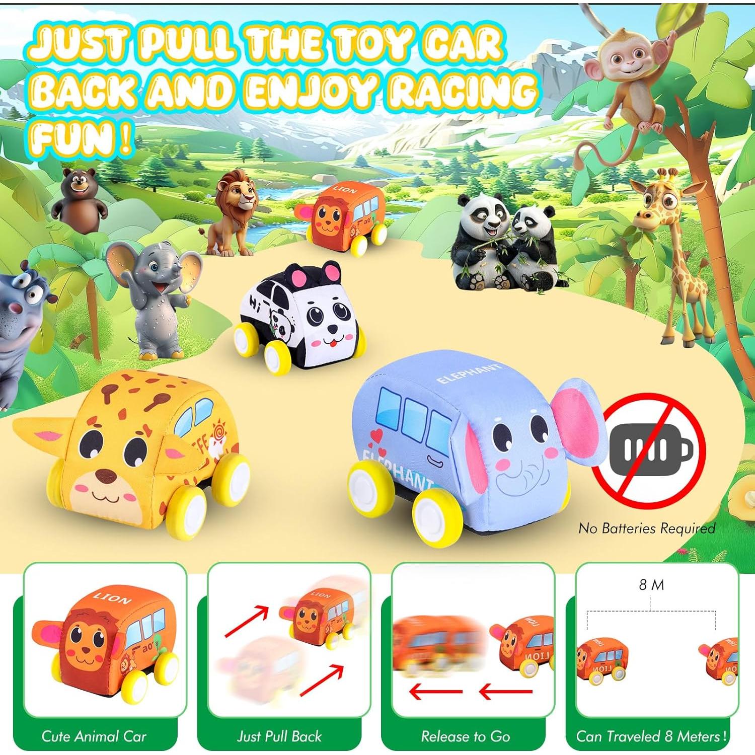 Conjunto Juguete Vehículo Retroceso y Alfombra Musical