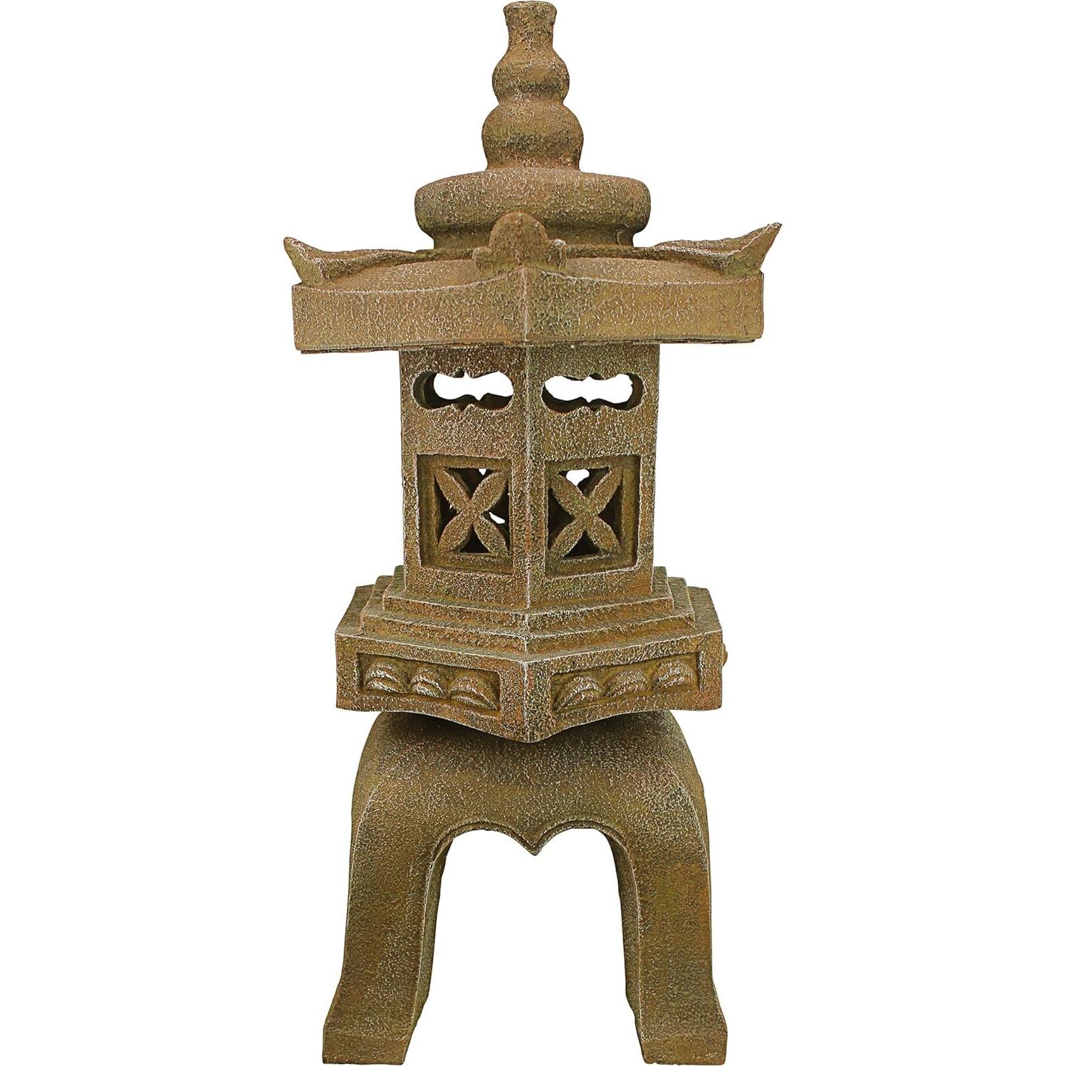 Estatua de Jardín Linterna Pagoda Sagrada Design Toscano 68.58 cm