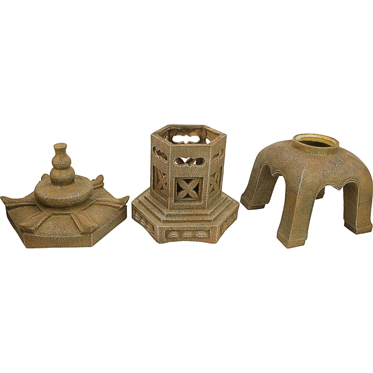 Estatua de Jardín Linterna Pagoda Sagrada Design Toscano 68.58 cm