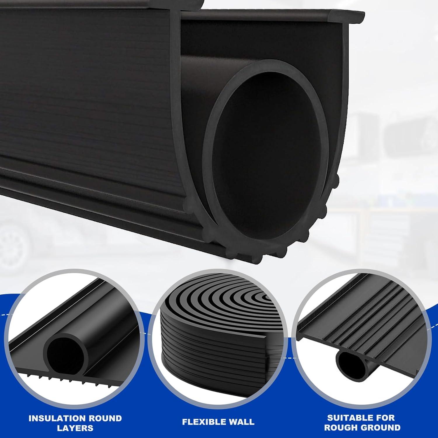 Kit de Sello de Puerta de Garaje DGSL 6.1m Goma Impermeable