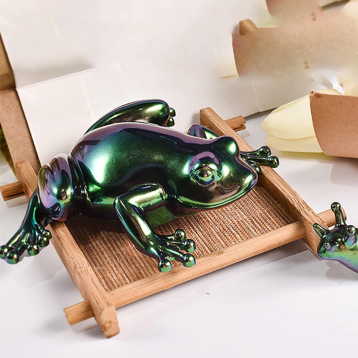 Moldes de Silicona de Rana 2Pcs Japleed para Resina DIY