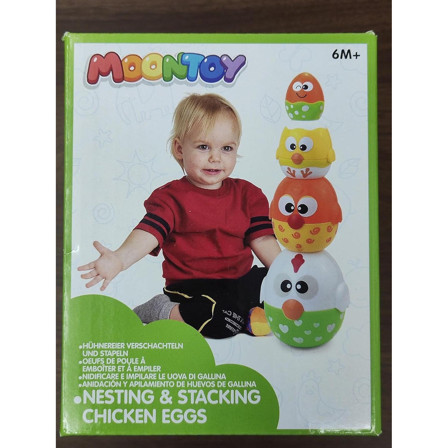MOONTOY Juguetes de Huevos Anidables para Niños 1-3 Años