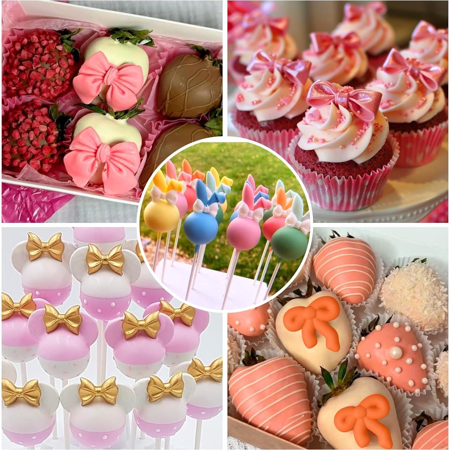 Moldes de Silicona para Chocolate Lazo Solldgt - 96 Cavidades