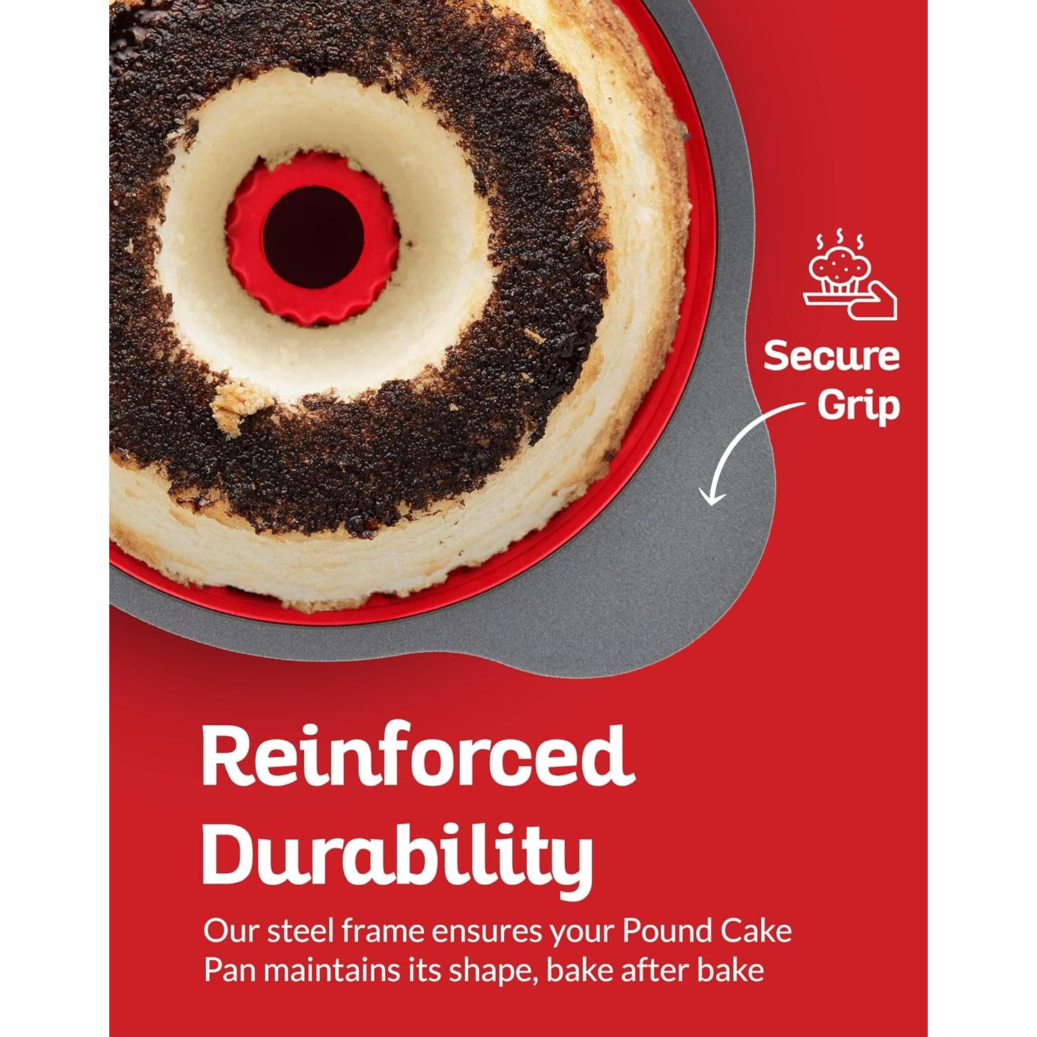 Molde para Pastel de Silicona Boxiki 9" Redondo Antiadhesivo