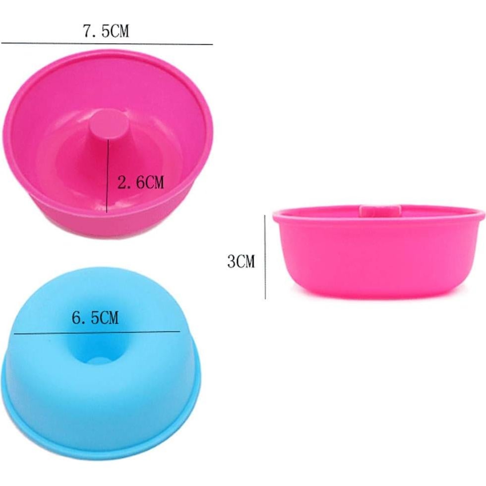 Moldes de Silicona Ulalaza 24PCS para Muffins y Cupcakes