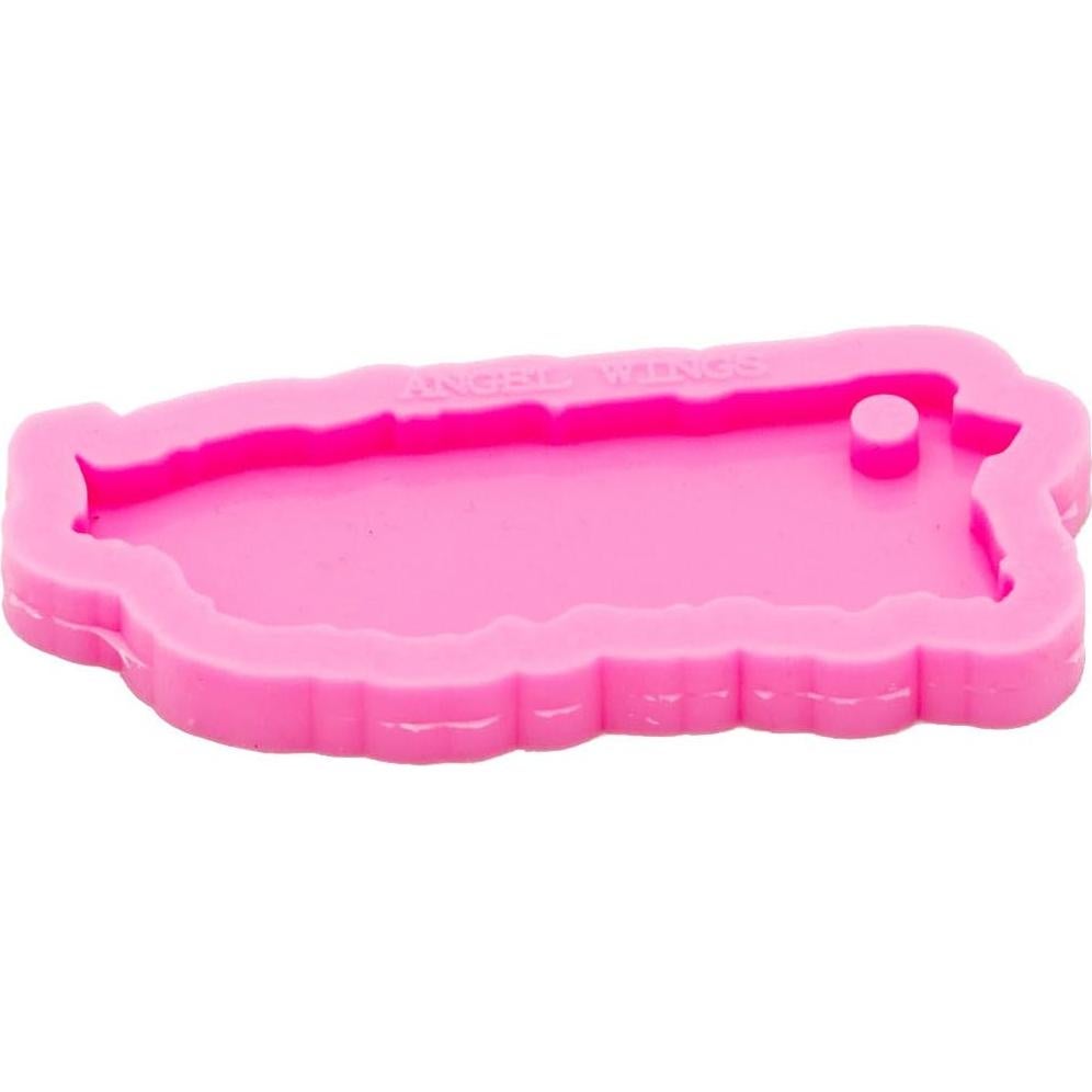 Molde de Silicona para Llaveros Alas de Ángel - Puerto Rico Rosa