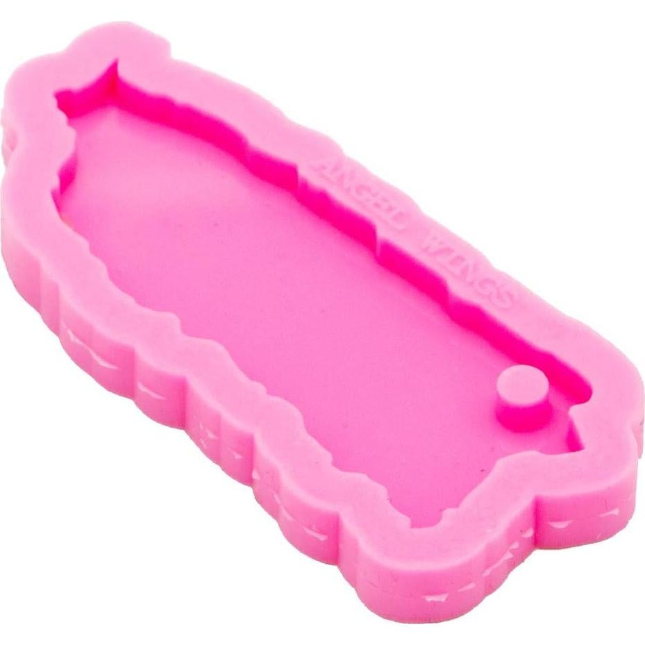 Molde de Silicona para Llaveros Alas de Ángel - Puerto Rico Rosa