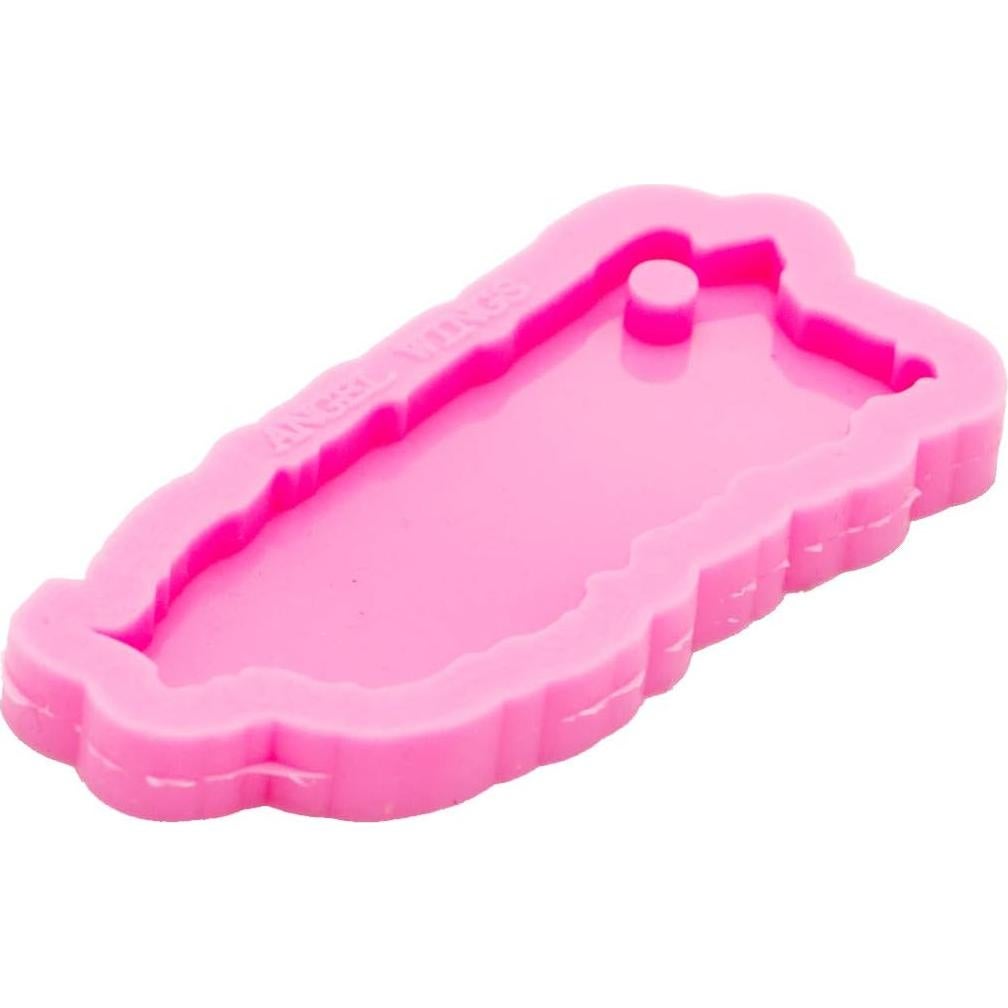 Molde de Silicona para Llaveros Alas de Ángel - Puerto Rico Rosa