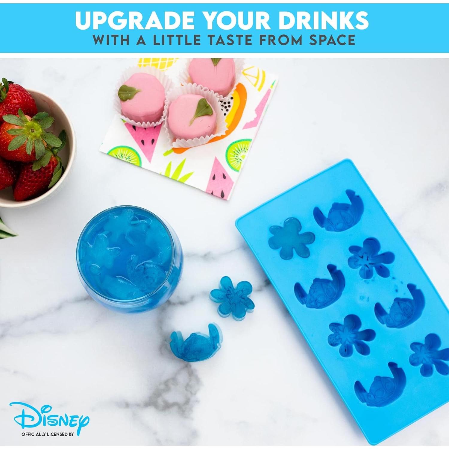 Bandeja de Hielo Silver Buffalo Lilo y Stitch Azul 8 Cubos