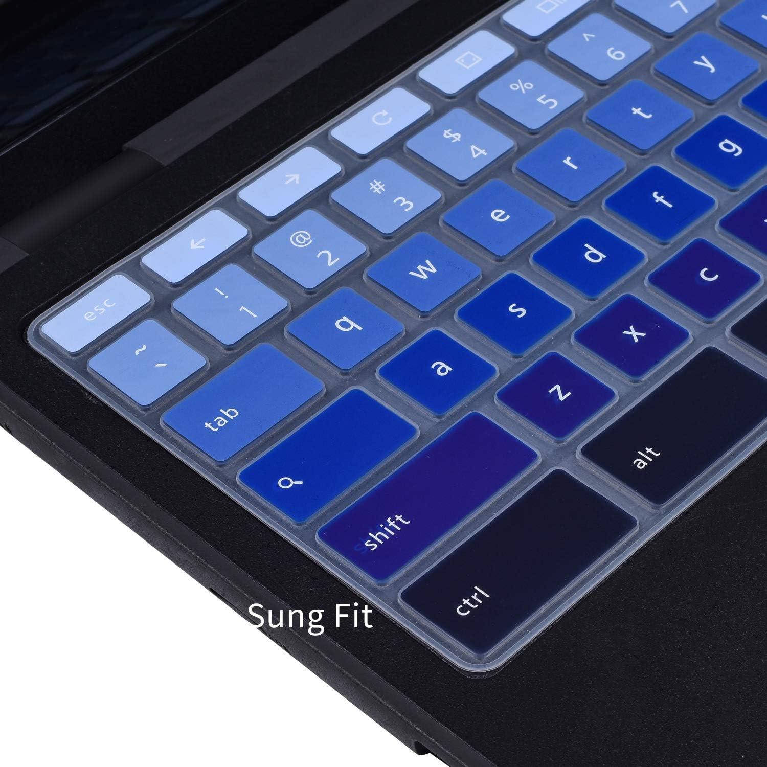 Funda de Teclado CaseBuy para Dell Chromebook 11.6" Azul