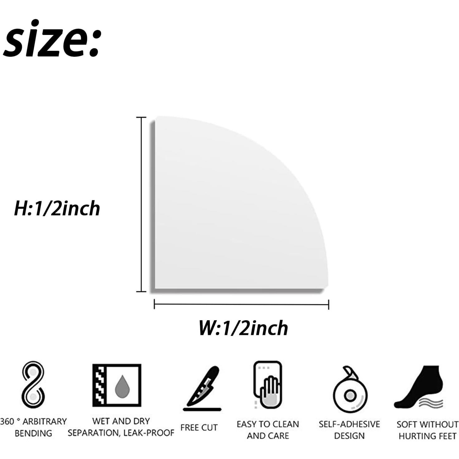 Moldura Flexible de Silicona Ynotus 149.86cm Blanco Autoadhesiva