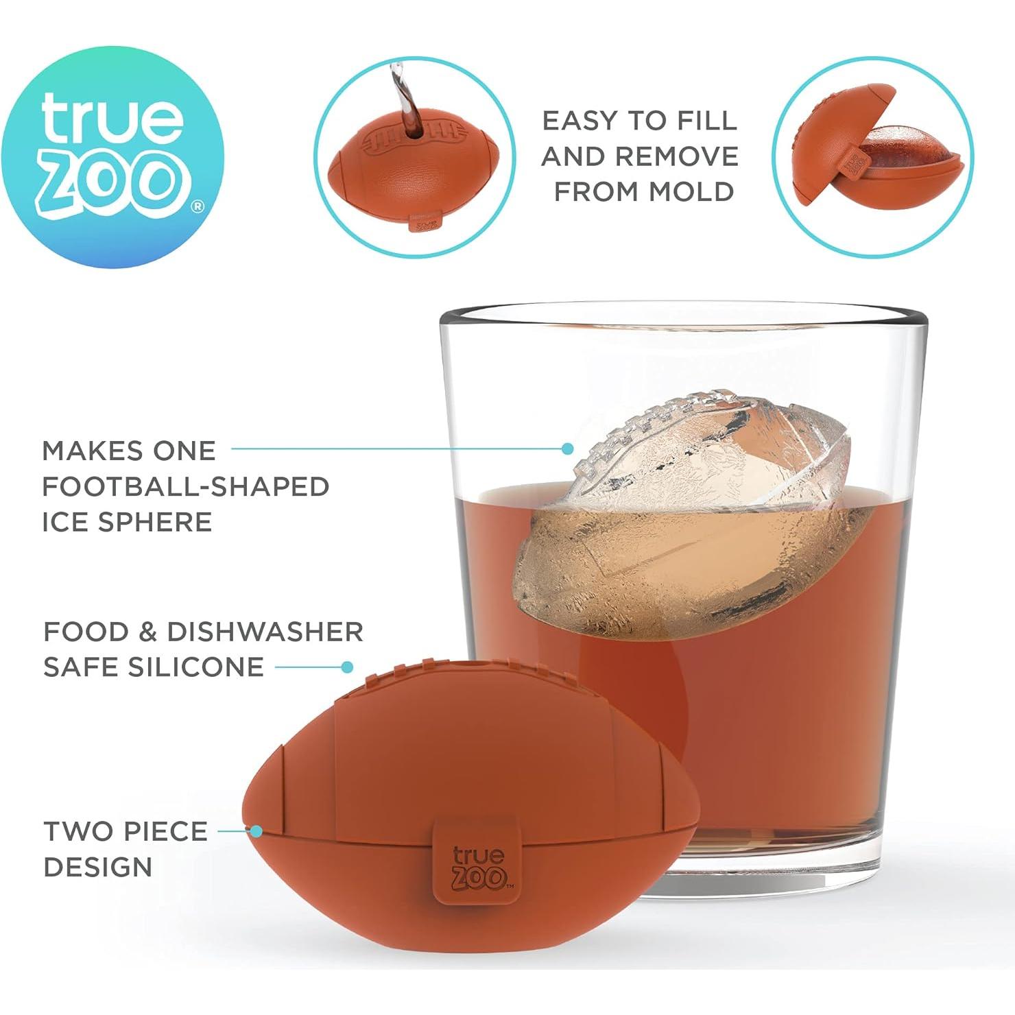 Molde de Hielo de Fútbol True Zoo 5.08 cm Silicona Apto Lavavajillas