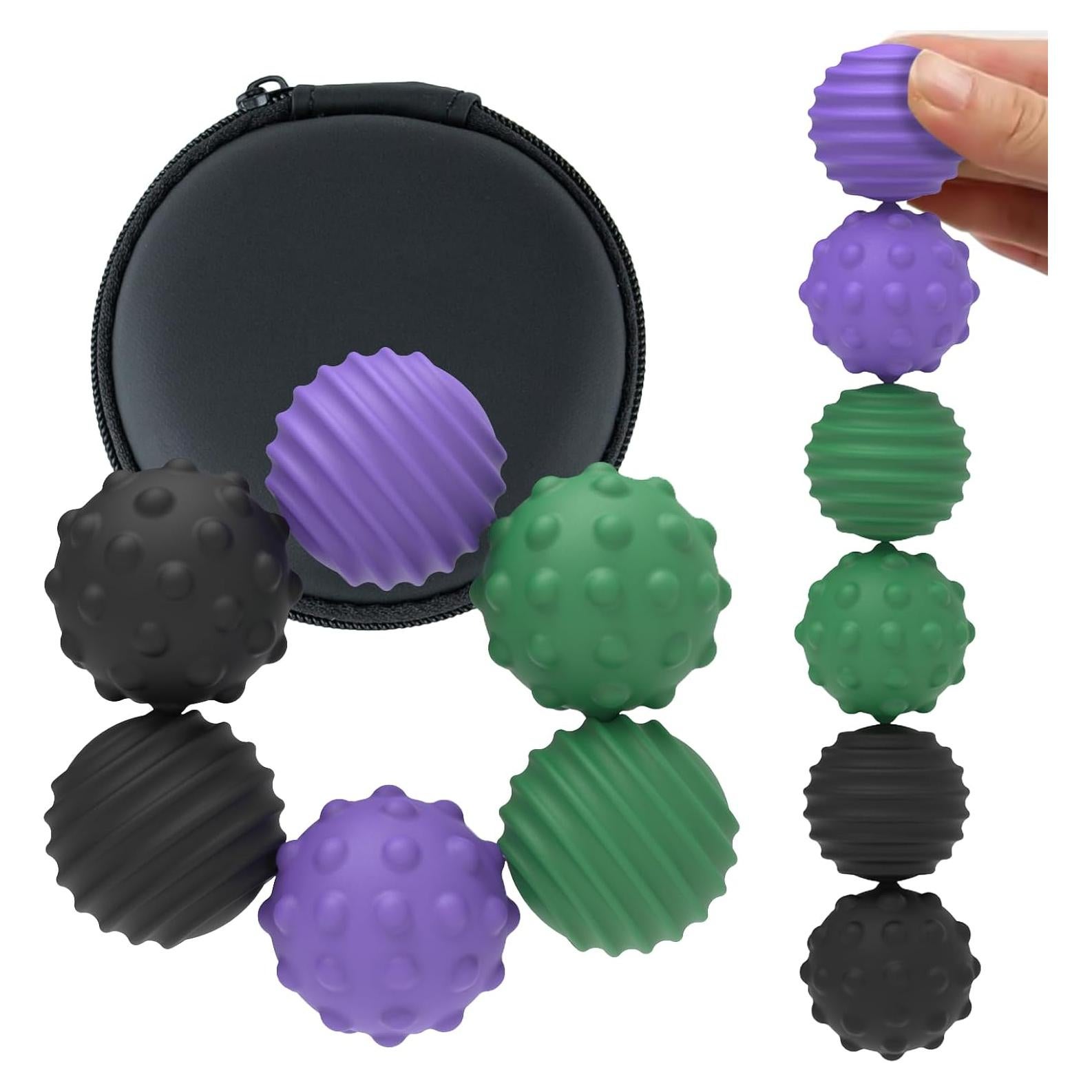 Bolas de Estrés Magnéticas de Silicona HengLiSam - 6 Piezas