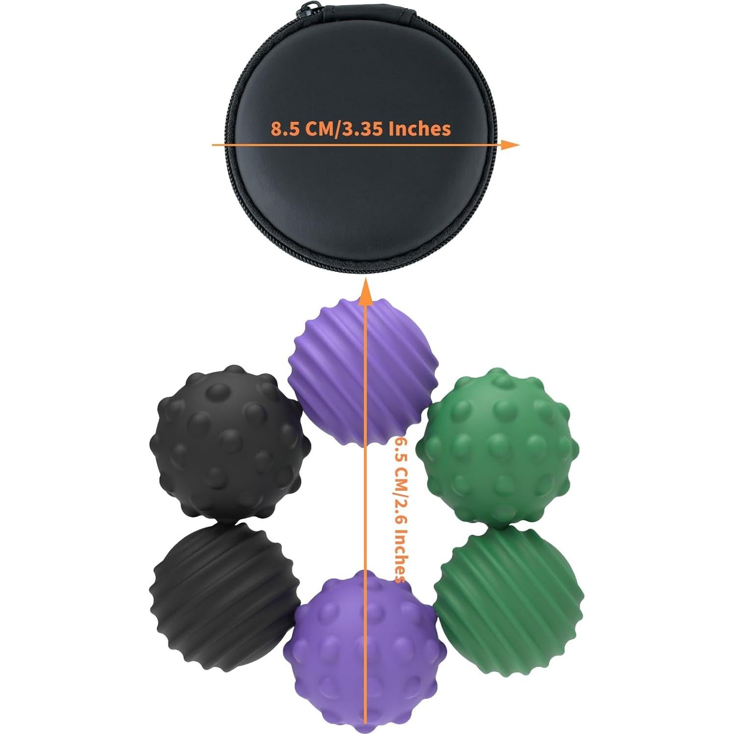 Bolas de Estrés Magnéticas de Silicona HengLiSam - 6 Piezas