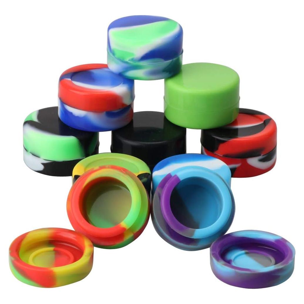 Contenedores de Silicona XIFEI 5ml - 10 Piezas Multiuso