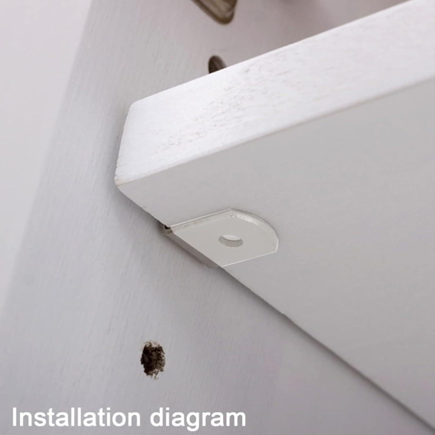 50 Soportes de Estante Ajustables GISUREM 6.35mm Metal Negro