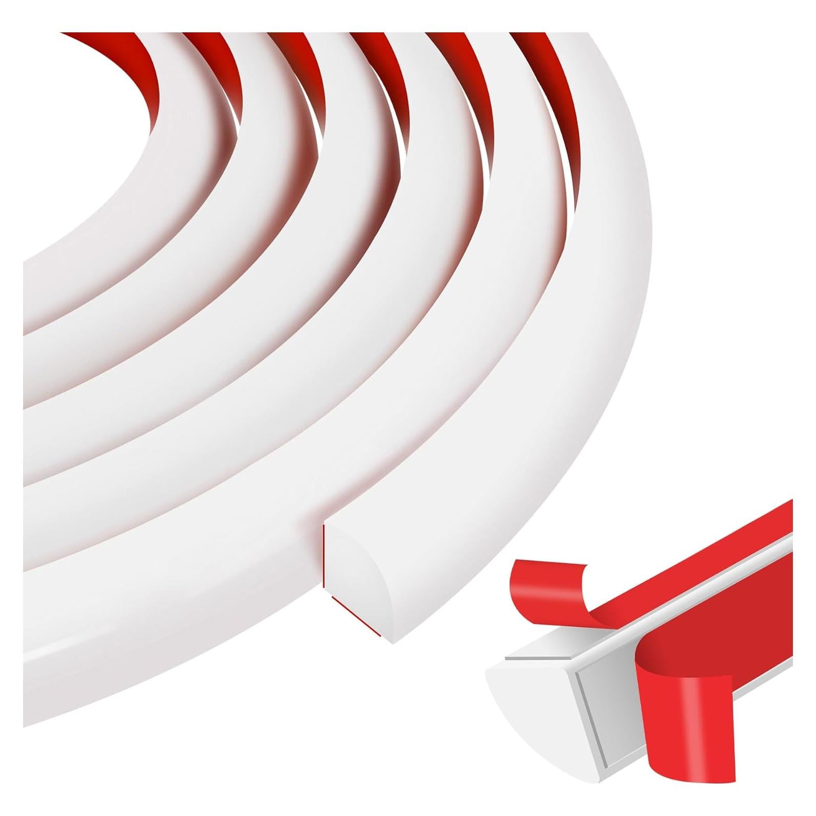 Moldura Flexible Autoadhesiva MYFAMIREA 304.8 cm Blanca