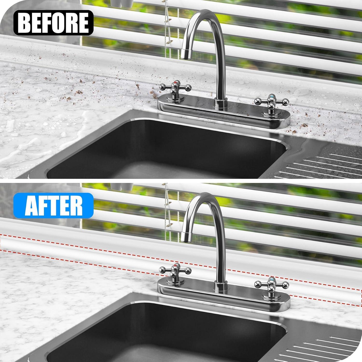 Moldura Flexible Autoadhesiva MYFAMIREA 304.8 cm Blanca