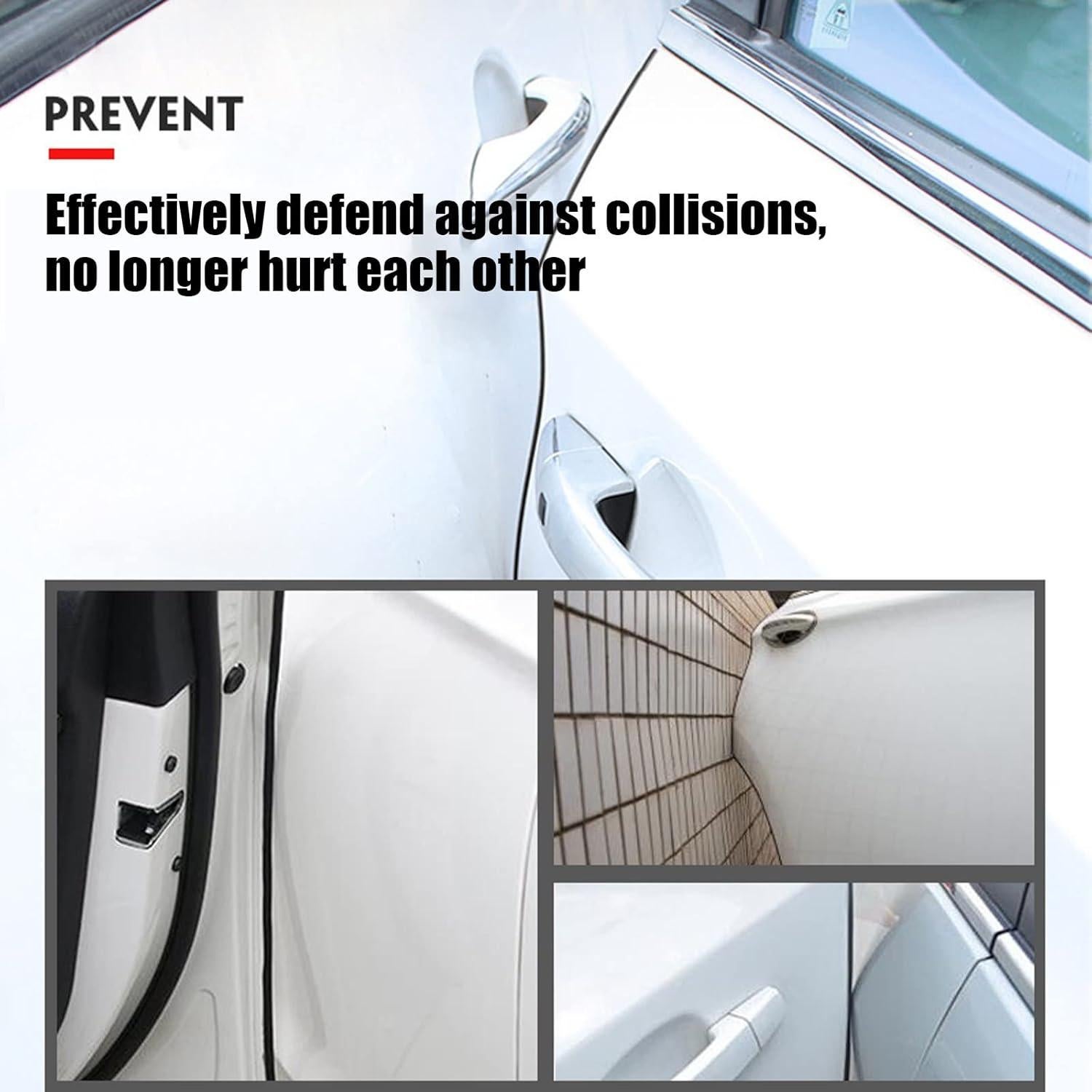 Tira de Protección Invisible de Goma Ajxn 5M para Puertas de Auto