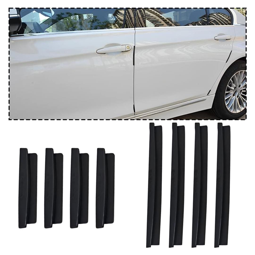 BESULEN Protector de Bordes de Puertas de Coche Negro
