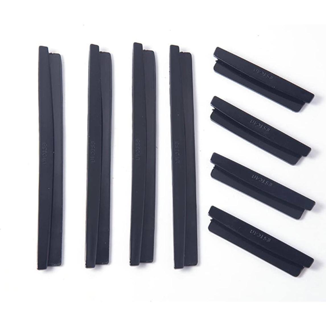 BESULEN Protector de Bordes de Puertas de Coche Negro