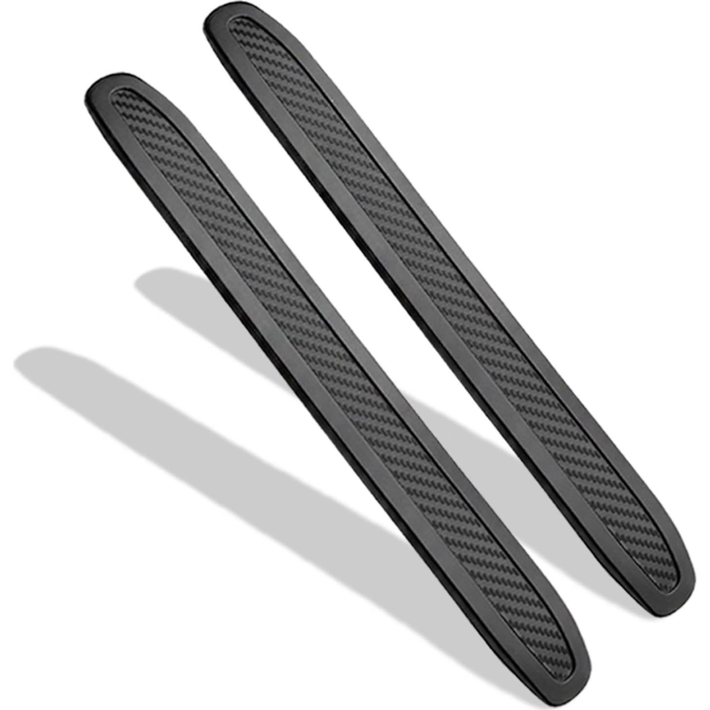 Tira Anticolisión runmade Negra para Parachoques Universal - 2 Piezas