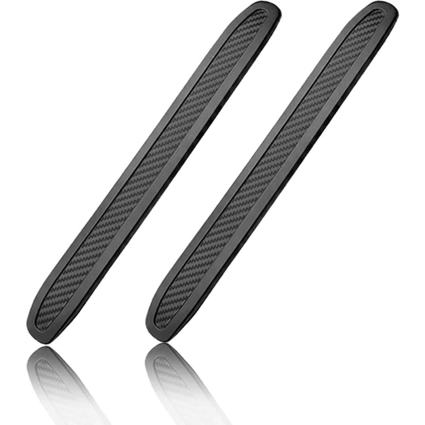 Tira Anticolisión runmade Negra para Parachoques Universal - 2 Piezas