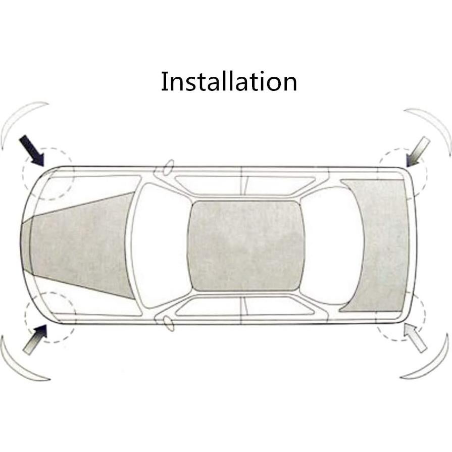 Protector de Parachoques Esquina Universal Youngine 40.5x5.2cm