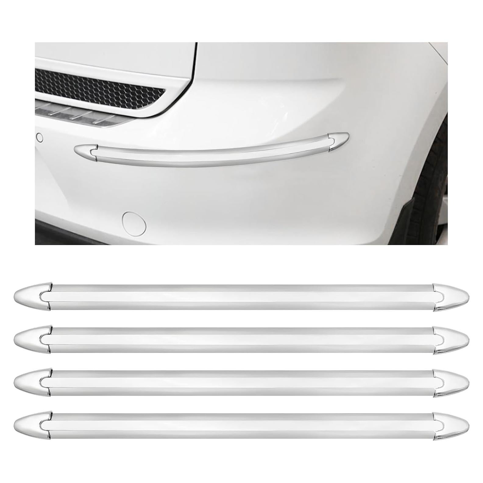 4 Piezas Tira Protectora de Parachoques SUV Coche Suvnie