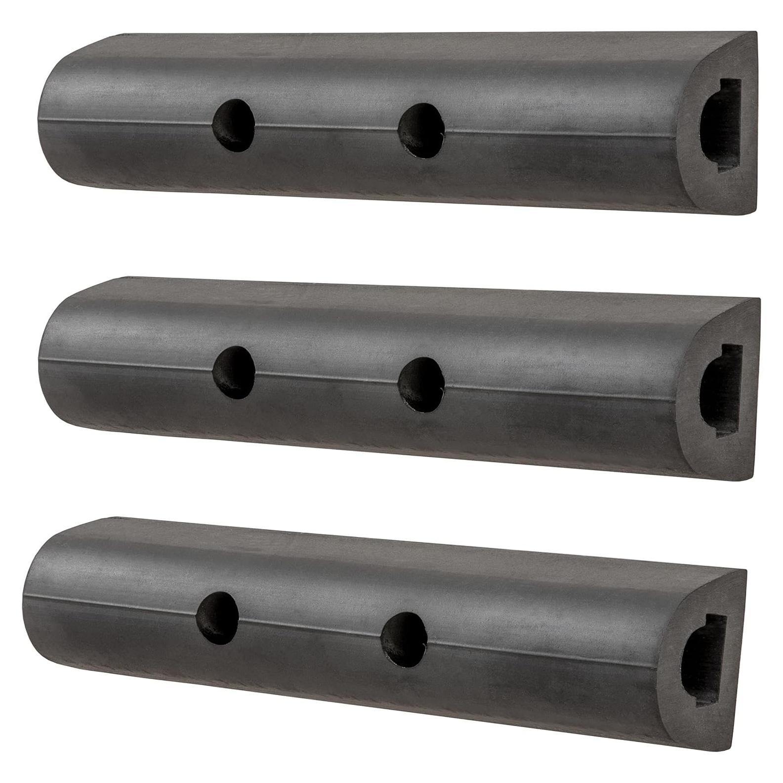 Protector de Parachoques de Goma LUVERNE 50.8x11.4 cm - Paquete de 3