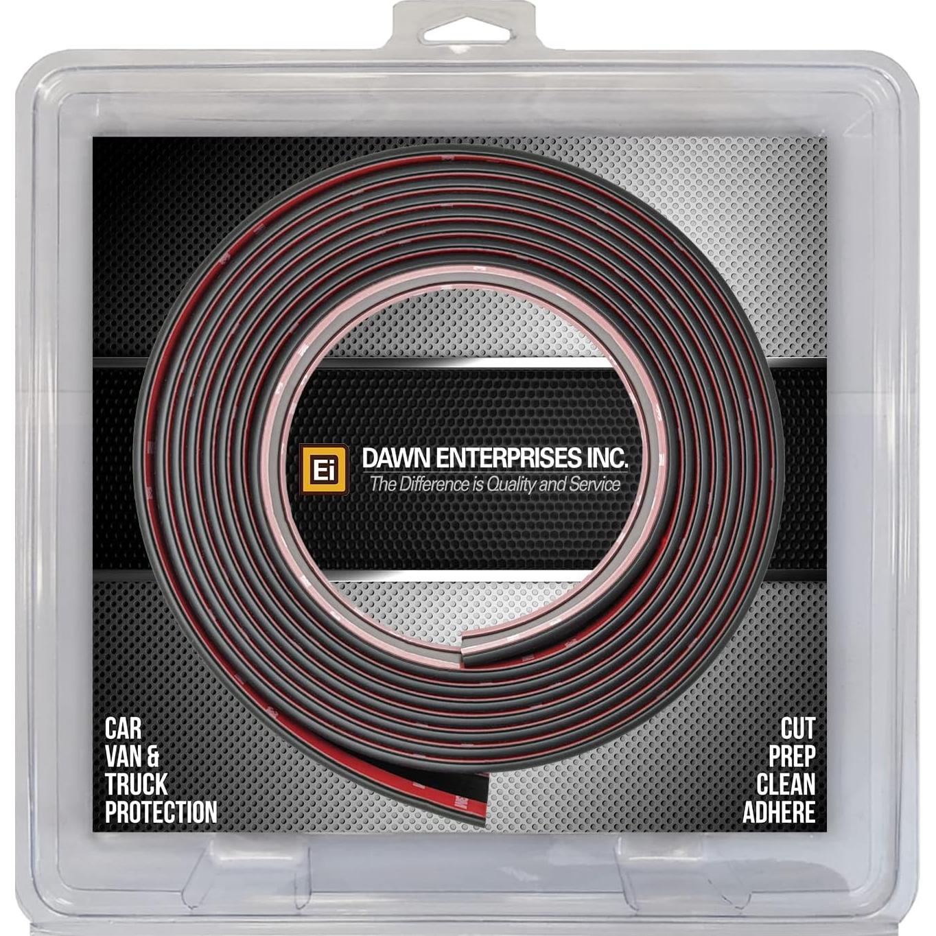 Moldura Lateral de Cuerpo Universal Dawn Enterprises 5.49m Negro Mate