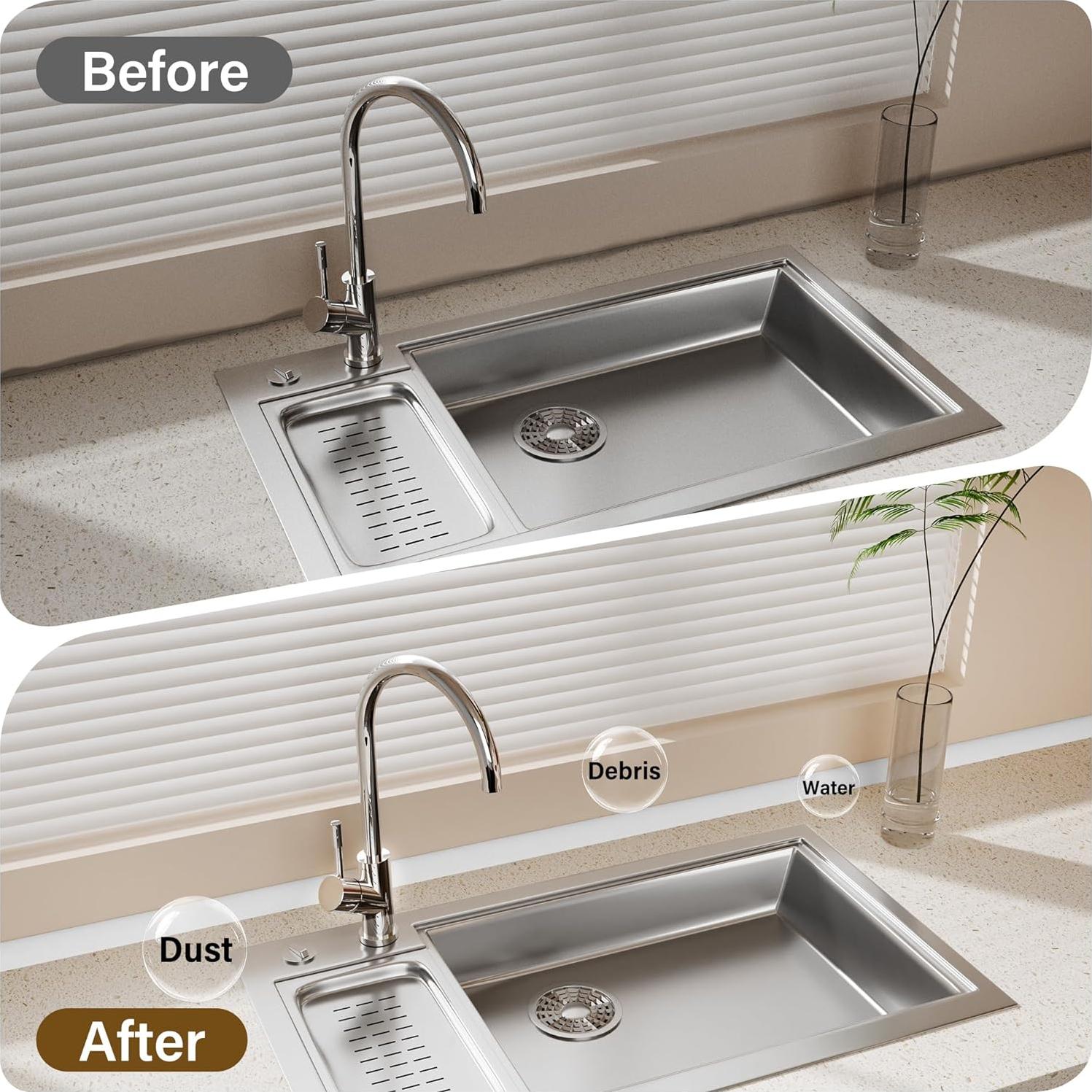 Moldura Flexible de Cuarto Redondo GCJUYA 600 cm Blanco